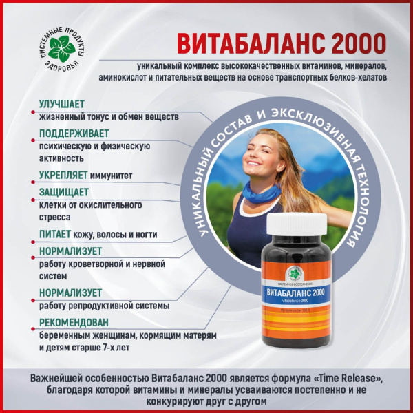Витабаланс 2000, витаминно-минеральный комплекс, Витамакс (Vitamax) — компания «МагазинВитамин» Витабаланс 2000, витаминно-минеральный комплекс, Витамакс (Vitamax) — «МагазинВитамин»